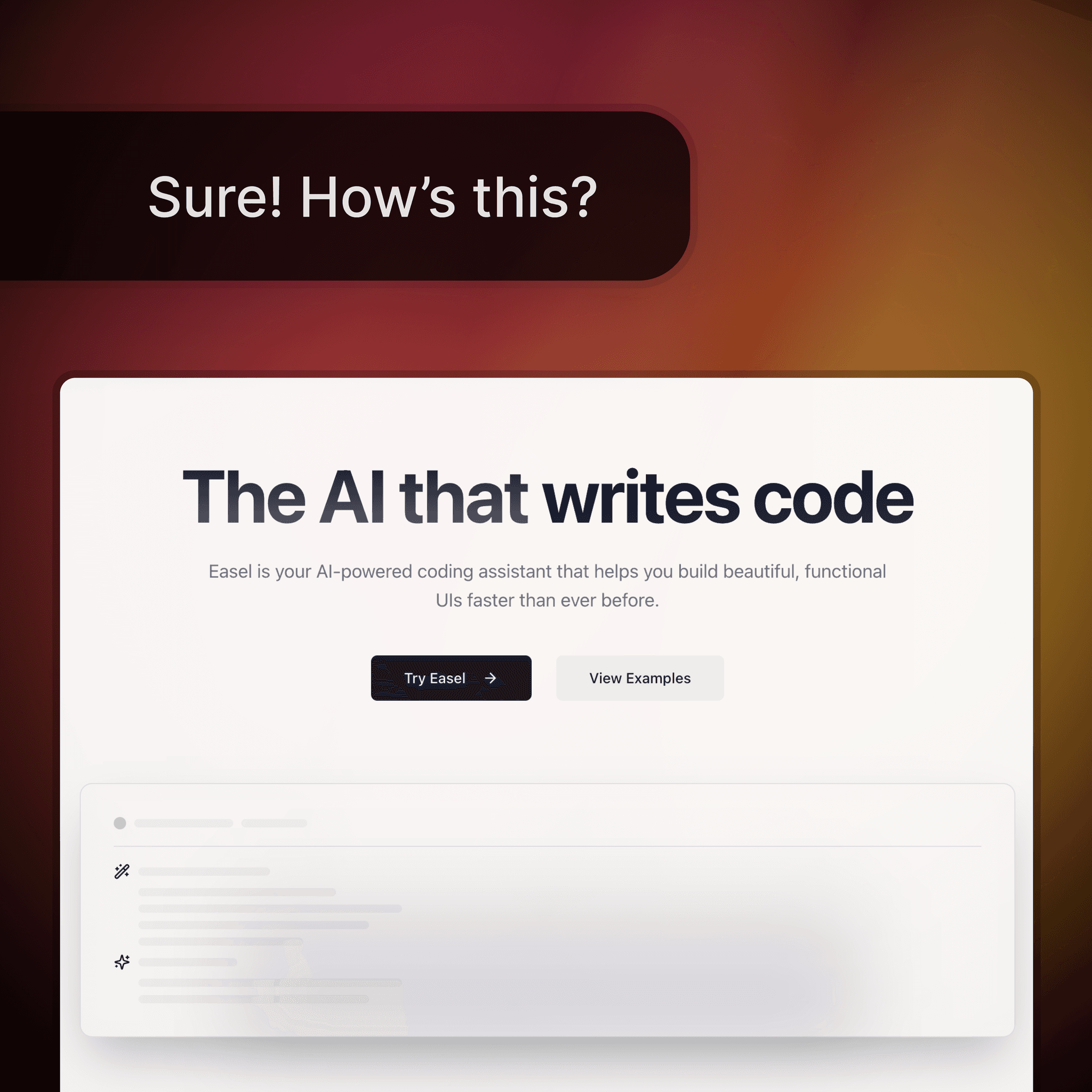 Watch It Come to Life